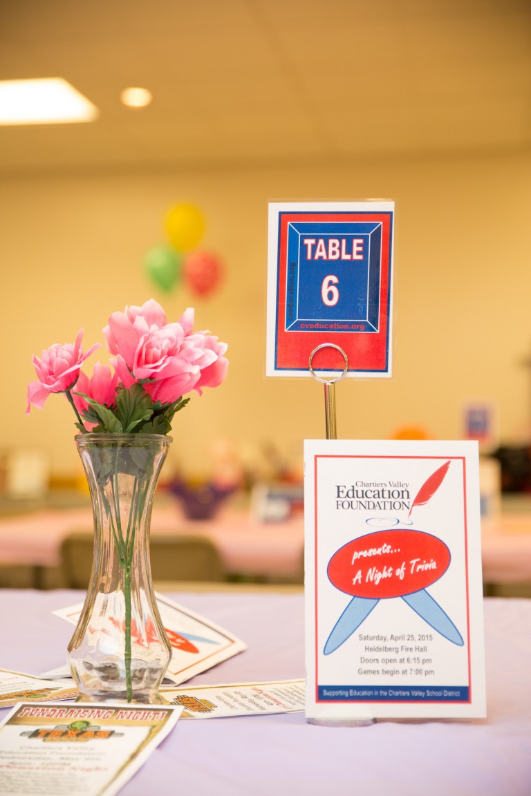 trivia table 6 Chartiers Valley Education Foundation